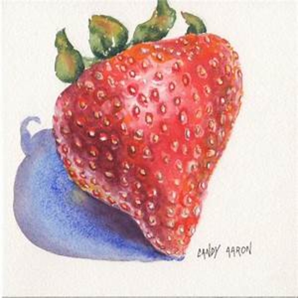 VINTAGE SARAH COVENTRY Set Brooch Earrings Clip Strawberry Pin and Clip Earrings - Picture 3 of 4